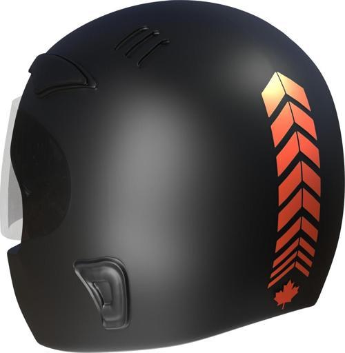 2 Adet Sport Kask, Araba Ayna Floresan Turuncu Kask Sticker Çınar Extreme 