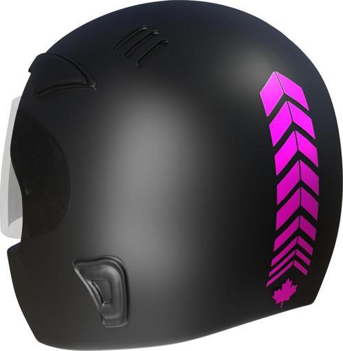 2 Adet Sport Kask, Araba Ayna Gül Pembesi Kask Sticker Çınar Extreme 