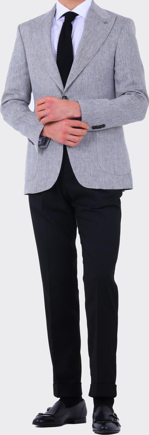 Erkek Slim Fit Kaliteli Ceket-KAV5038W