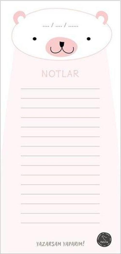Paloma Ayıcıklı Notlar Bloknot