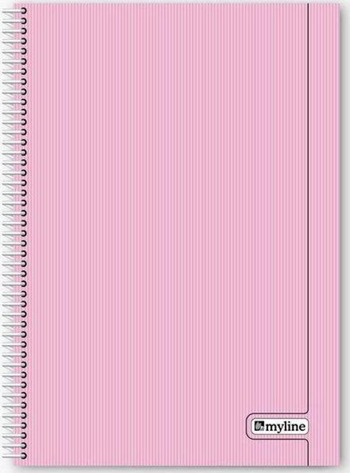 Nova A4 Plastik Kapak 60 Yaprak Çizgili Defter