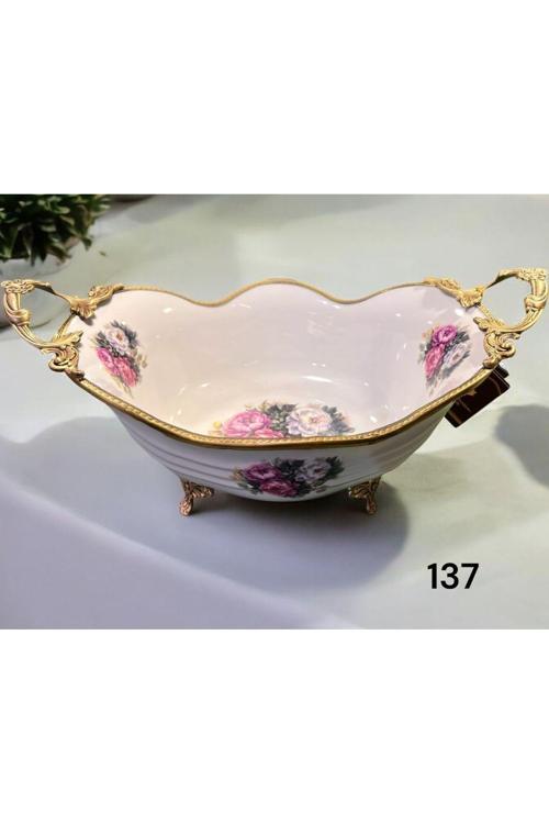 Antique Dalgalı Oval Derin 32*18*16 Cm