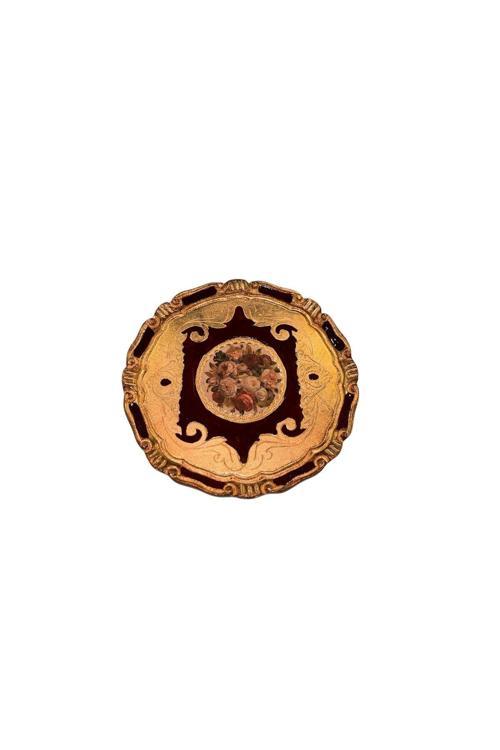Ması Ms67 Yuv.Kahve Tepsi 24*24 Bordeaux