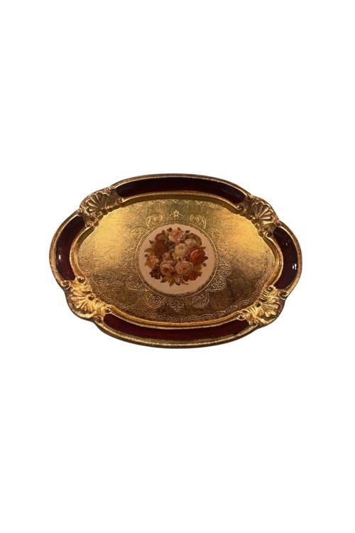 Ması Ms43 Dikd.Kahve Tepsi 26*19 Bordeaux