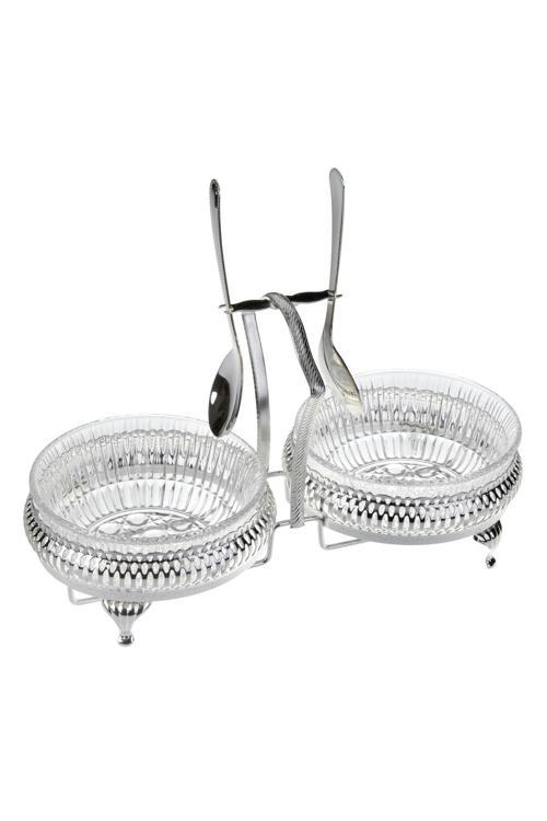 Queen Anne Qa 7 2'Li Kaşıklı Sosluk Gümüş 25*12*15 Cm