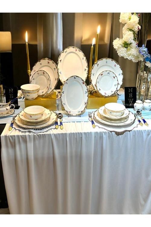 Royking 62 Parça Luxury 12 Kişilik Yemek Takımı