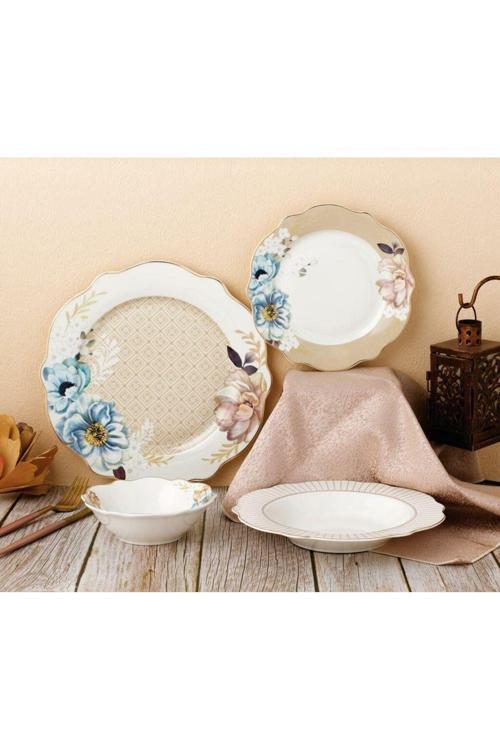 Chocolate Rose 24 Prç.Yemek Takımı