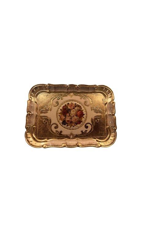 Ması Ms82 Dikd.Kahve Tepsi 26*19 Ivory
