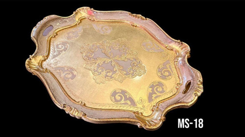 Ması Ms18 51*39 Oval Tepsi Ivory