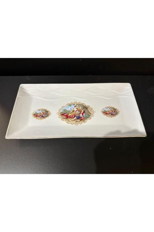 Lemoges Sweets Dikdörtgen Sunum Tabak 36*18*3 Cm