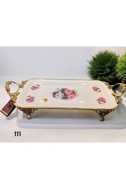 Antique Dikd.Sunum Tabak 49*20*4 Cm