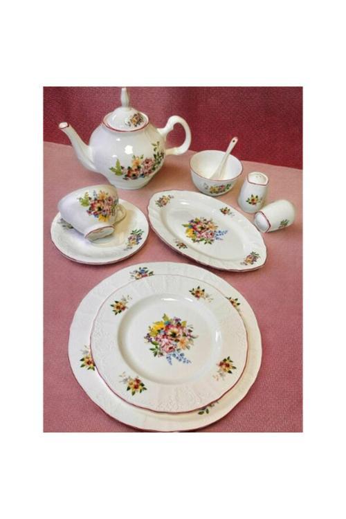 Chd 020 Pınk Garden 44 Parça Kahvaltı Takımı