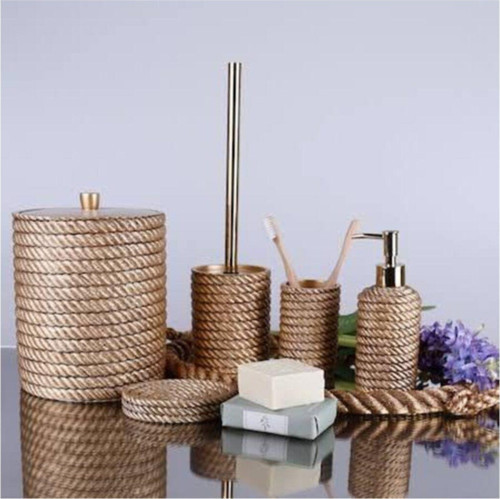 Rope Altın 5 Parça Banyo Seti