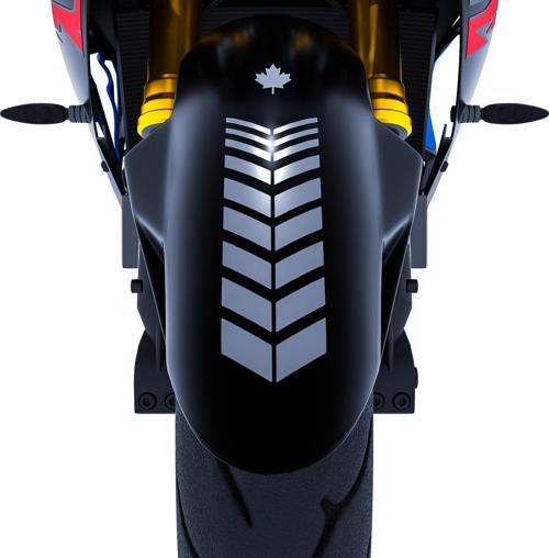 2 Adet Sport Motosiklet Çamurluk Taş Grisi Kask Sticker Çınar Extreme 