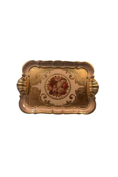 Ması Ms74 Dikd.Kulplu Kahve Tepsi 28*19 Ivory
