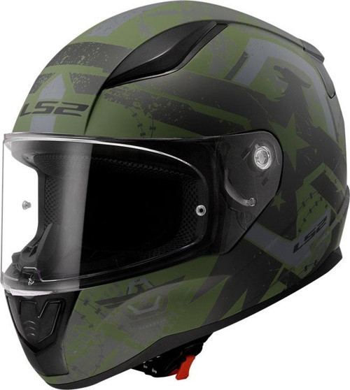 RAPID 2 THUNDER BIRDS MAT YEŞİL-SİYAH-GRİ KASK