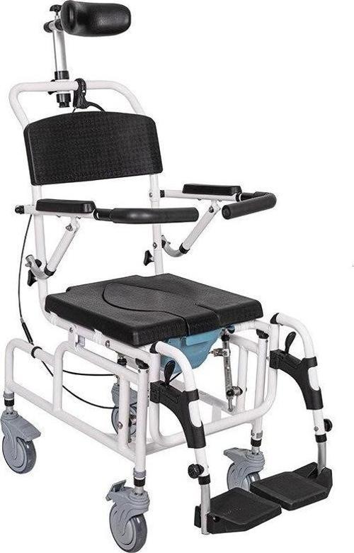 Alüminyum Tilt Klozetli Banyo Sandalyesi | Ergonomik Yapı ve Ayarlanabilir Konfor G541