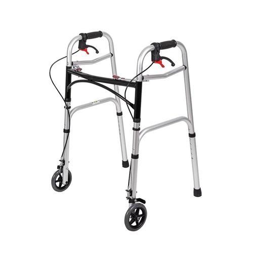 Alüminyum Frenli Walker | Hafif, Katlanabilir ve Ergonomik Tasarımıyla Yaşlılar İçin Güvenli Yü