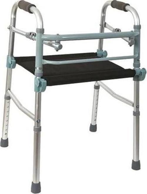 Alüminyum Koltuk Yürüteç | Oturma Alanı, Sağlam Gövde ve Katlanabilir Yapısıyla Yaşlı ve Engell