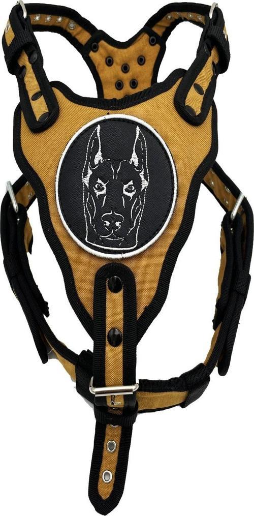 Hardal Doberman Köpek Göğüs Tasması Göğüslük Tasma