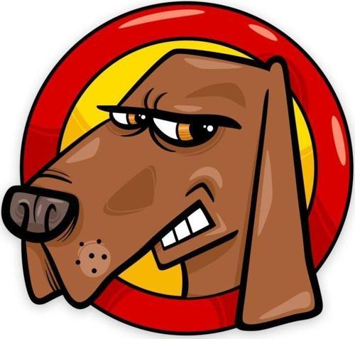 Kızgın Köpek Sticker Çınar Extreme 