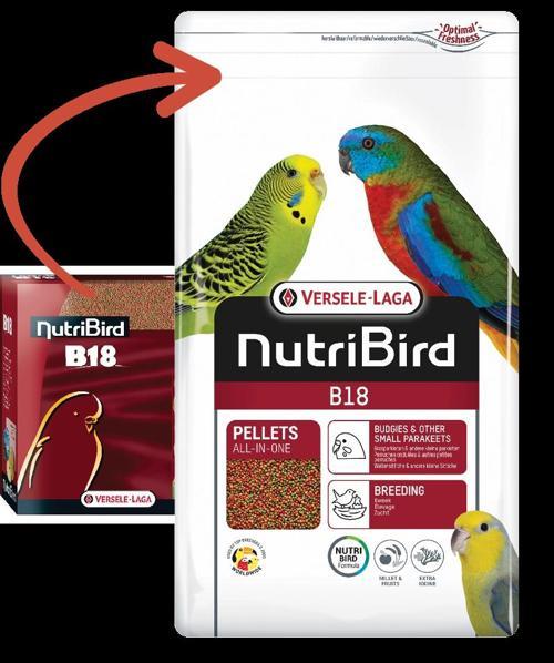 Nutribird B18 Pellet Karışık Muhabbet Kuşu Yemi 3 Kg