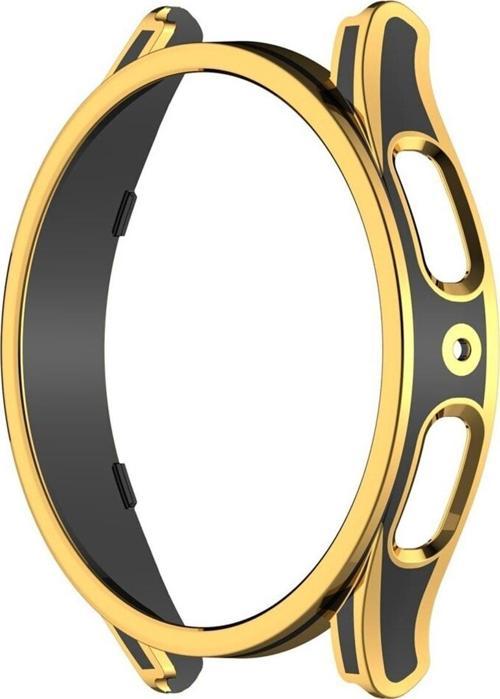 Galaxy Watch 5 Ile Uyumlu 44mm Sert Pc Kasa Koruma Watch 5 Ile Uyumlu Gard Çerçeve Yellow-black