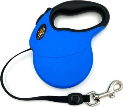 Mavi 4Mt 10Kg Otomatik Makaralı Köpek Gezdirme Tasması