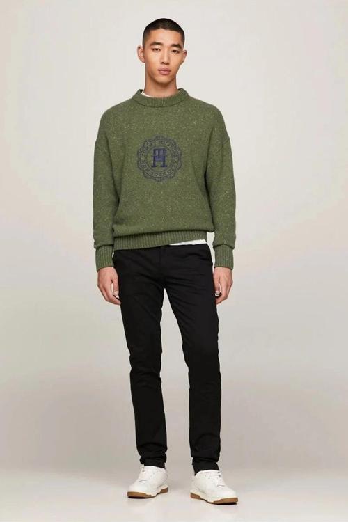 CHINO BLEECKER 1985 PIMA COTTON Erkek Siyah Pantolon MW0MW26619BDS