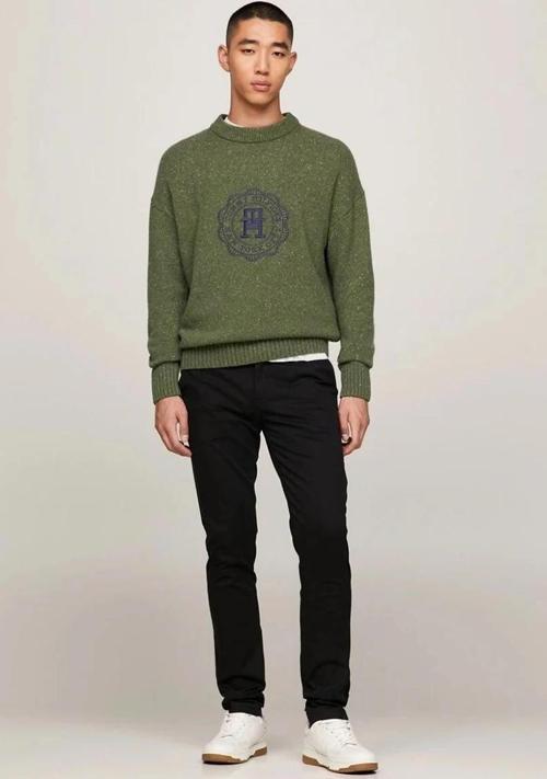 CHINO BLEECKER 1985 PIMA COTTON Erkek Siyah Pantolon MW0MW26619BDS