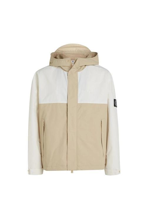 CK Jeans RIPSTOP WINDBREAKER Erkek Beyaz Yağmurluk J30J325588-YBI