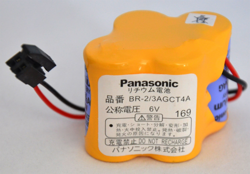 PANASONIC BR-2/3A GCT4A SİYAH SOKET 6 V LIT. PİL