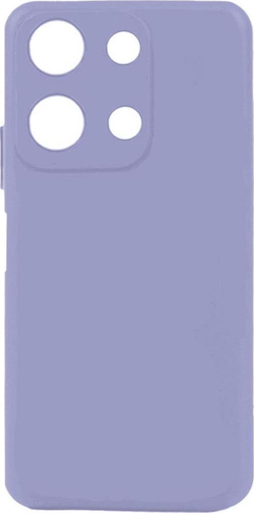 İnfinix Note 30 Kılıf İle uyumlu Kılıf Soft ve Pürüzsüz Biye Silikon Lila