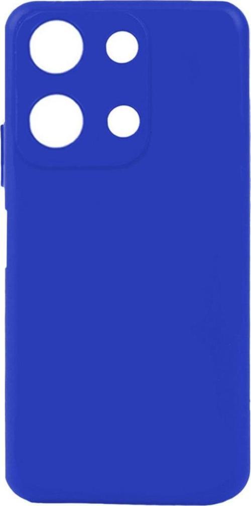 İnfinix Note 30 Kılıf İle uyumlu Kılıf Soft ve Pürüzsüz Biye Silikon Mavi