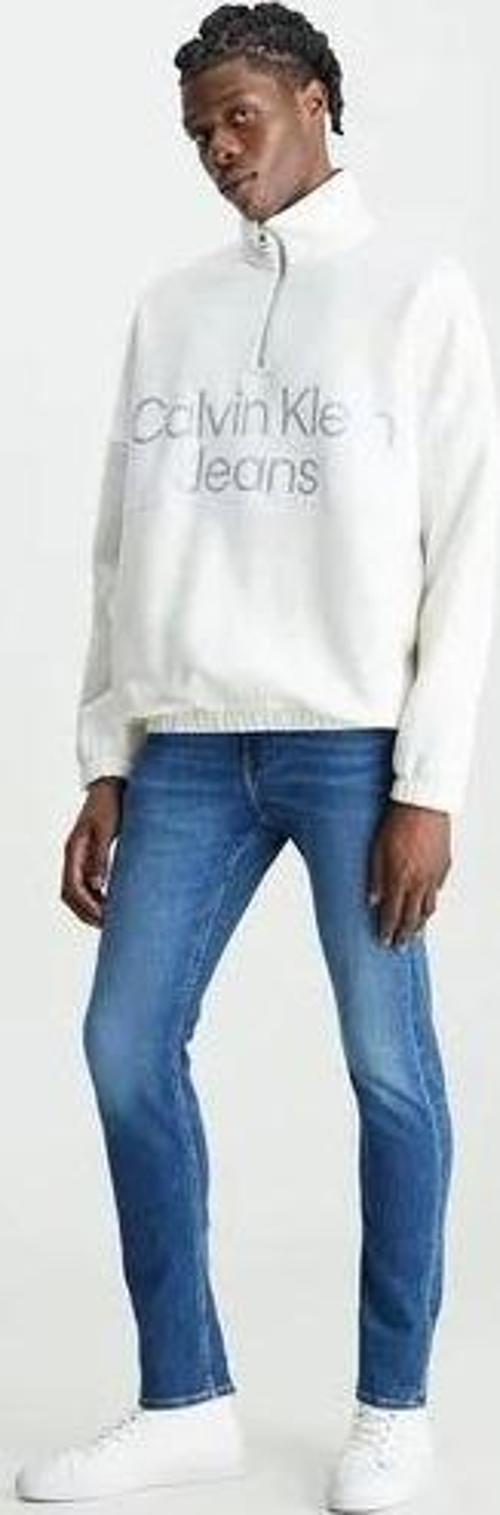 CK Jeans Calvin Klein Erkek Denim Slim Fit Yüksek Bel Erkek  Jeans J30J323691-1BJ