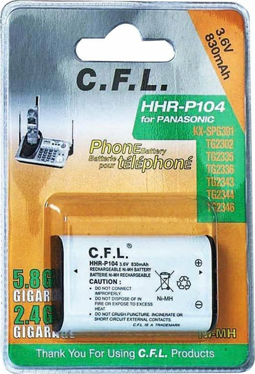 CFL P 104 3,6 830 MAH.