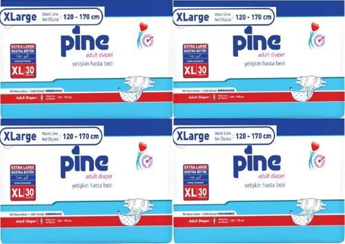 Yetişkin Belbantlı Hasta Bezi Xlarge 4 Paket 120 Adet