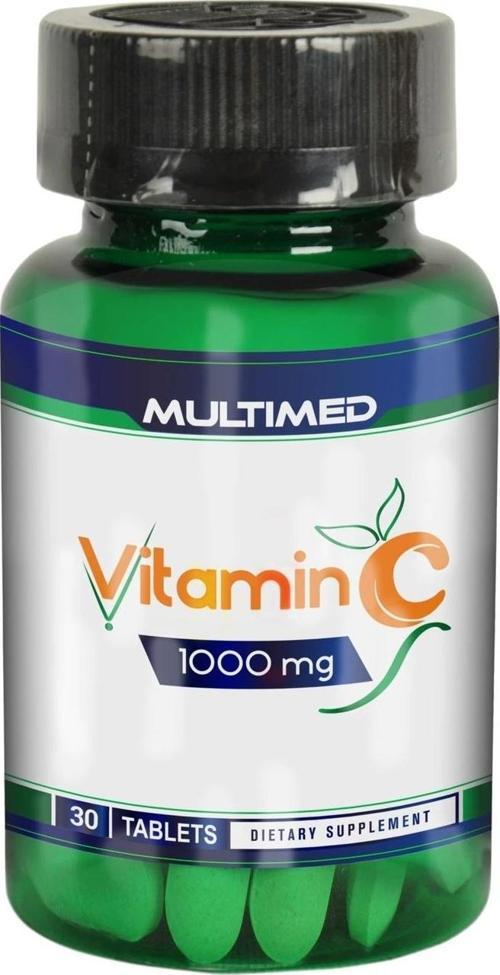 Vitamin C, 1000 Mg, 30 Tablet, Multimed