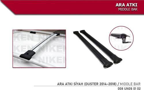 Dacia Duster Ara Atkı  Gri 2014-2018 arası uyumlu Siyah
