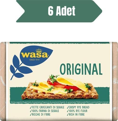 Sade Gevrek Ekmek Crispbread Original 275 gr 6 Adet