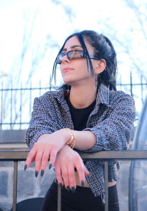 Kadın Kahverengi Desenli Kemik Polarize Güneş Gözlüğü Cs037 C16