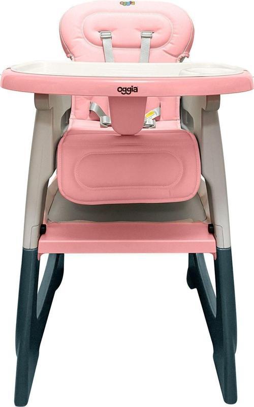 Çok Fonksiyonlu Pembe Mama Sandalyesi / Masa-Sandalye Takımı (6 Ay-4 Yaş) | Ergonomik