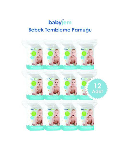 Bebek Temizleme Pamuğu 12'li