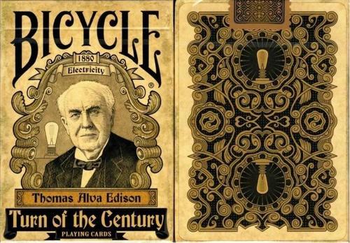 Turn of The Century Electricity Premium Oyun Kağıdı iskambil Kartları Destesi