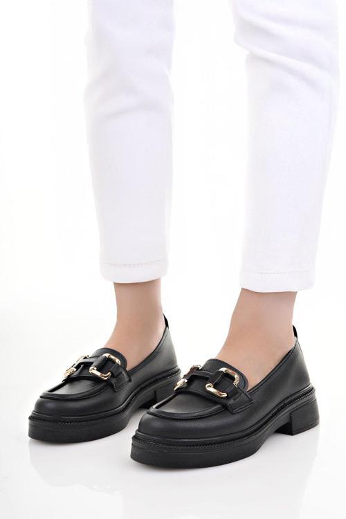 KADIN ZİNCİR TOKA LOAFER AYAKKABI