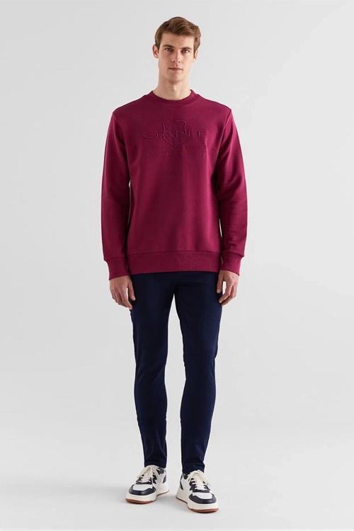 COTTON GANT PANTS Erkek Lacivert Pantolon 1224327T.410