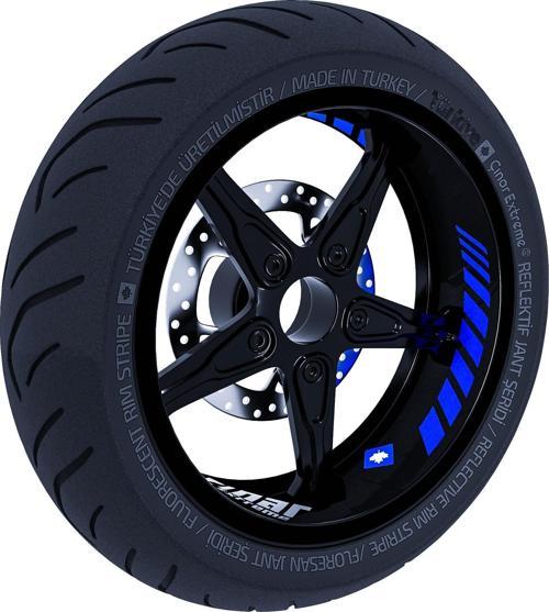 Gp Racing Reflektif Mavi İç Jant Şeridi Sticker Çınar Extreme 