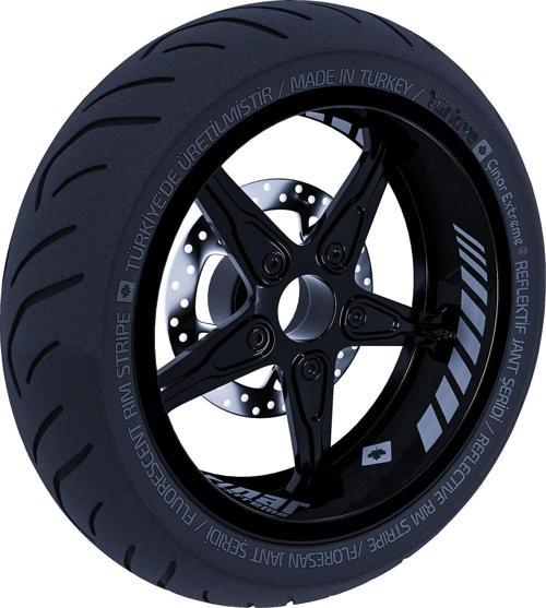 Gp Racing Taş Grisi İç Jant Şeridi Sticker Çınar Extreme 