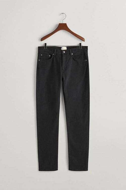 SLIM SOFT TWILL JEANS Erkek Siyah Pantolon 1000286.5