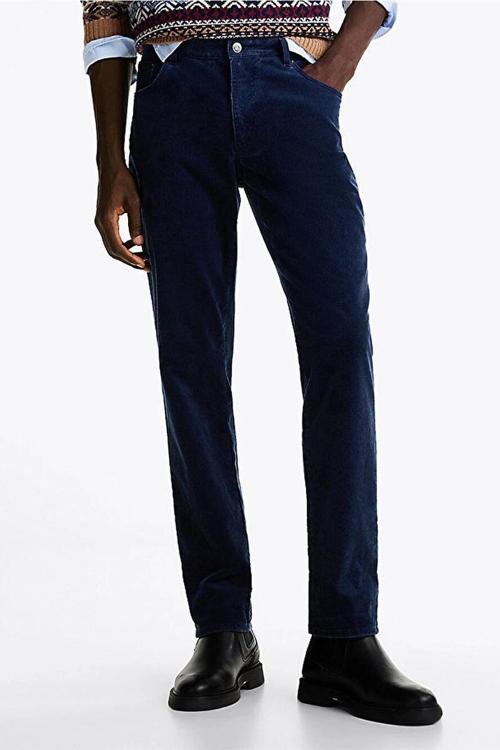 DENTON 5PKT WASHED CORDUROY Erkek MAVİ Jeans MW0MW36696DBZ
